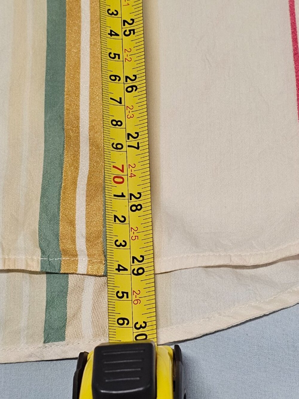 CELINE Button Up Women Size 36 Striped Cotton blend - Picture 10 of 16